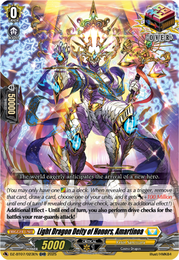 Light Dragon Deity of Honors, Amartinoa ORR - DZBT07