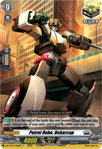 Patrol Robo, Dekarcop R+ - DZBT07