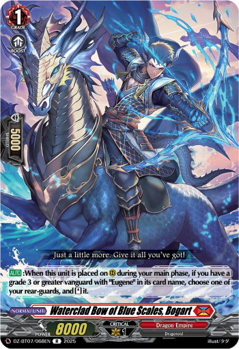 Waterclad Bow of Blue Scales, Bogart R - DZBT07