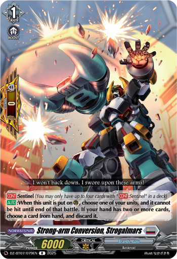 Strong-arm Conversion, Strogalmars R - DZBT07