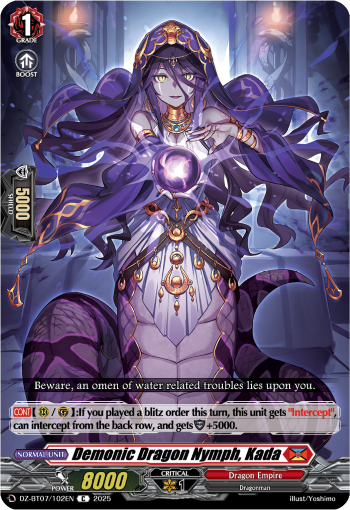 Demonic Dragon Nymph, Kada C - DZBT07