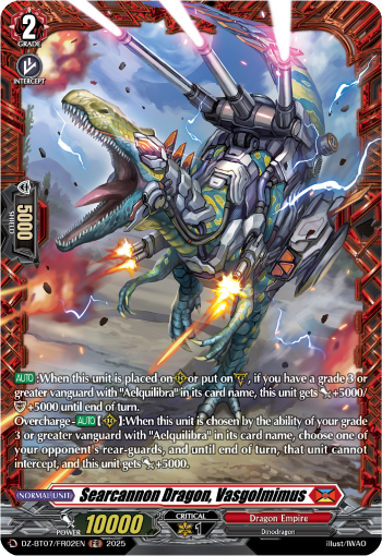 Searcannon Dragon, Vasgolmimus FR - DZBT07