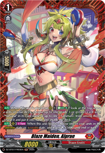 Blaze Maiden, Alprue FR - DZBT07