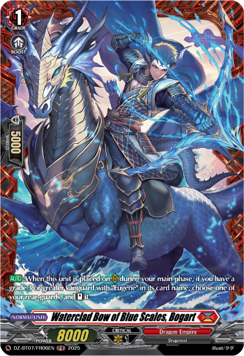 Waterclad Bow of Blue Scales, Bogart FR - DZBT07