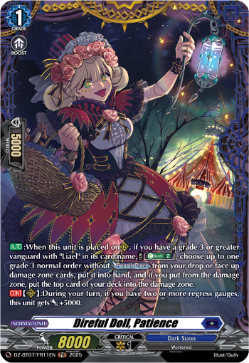 Direful Doll, Patience FR - DZBT07