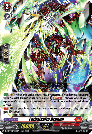 Lethalsalto Dragon - Cardfight Vanguard RR Card Image