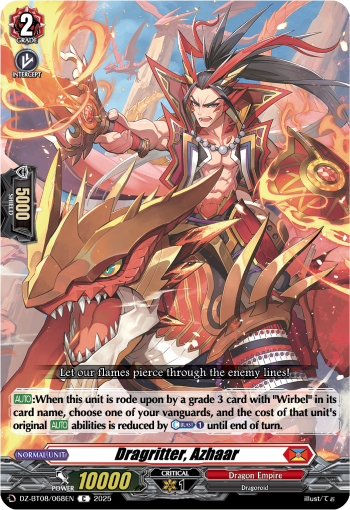 Dragritter, Azhaar - Cardfight Vanguard C Card Image