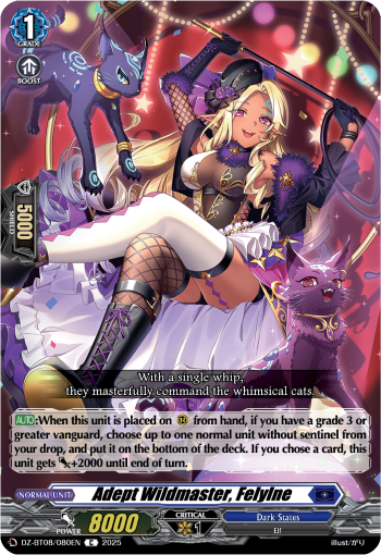 Adept WildMaster, Felylne - Cardfight Vanguard C Card Image