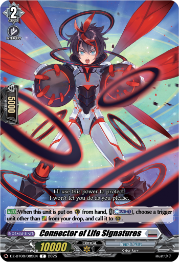 Connector of Life Signatures - Cardfight Vanguard C Card Image