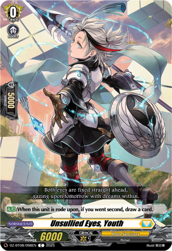 Unsullied Eyes, Youth - Cardfight Vanguard C Card Image