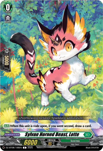 Sylvan Horned Beast, Lotte - Cardfight Vanguard C Card Image