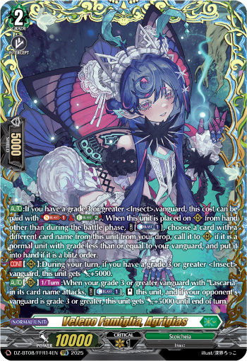 Veleno Famiglia, Agrigias (FFR) - Cardfight Vanguard FFR Card Image