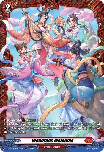 Wonderous Melodies (FR) - Cardfight Vanguard FR Card Image