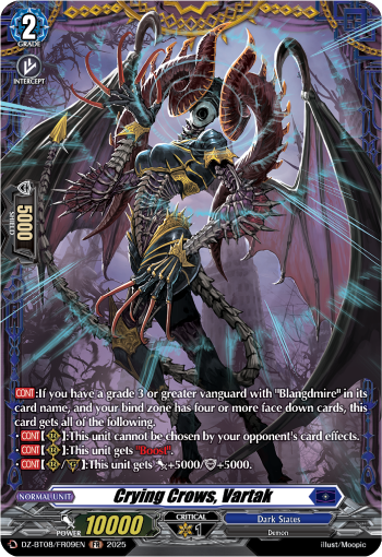 Crying Crows, Vartak (FR) - Cardfight Vanguard FR Card Image