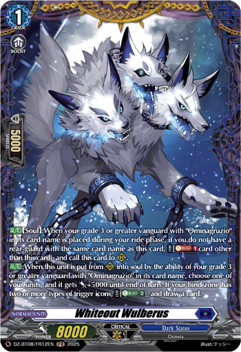 Whiteout Wulberus (FR) - Cardfight Vanguard FR Card Image