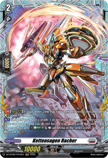 Kettensagen Racher (FR) - Cardfight Vanguard FR Card Image