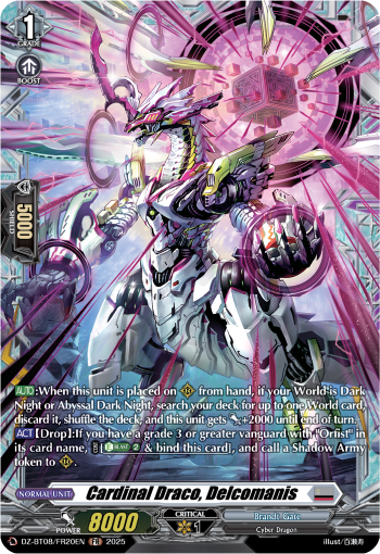 Cardinal Draco, Decalcomanis (FR) - Cardfight Vanguard FR Card Image