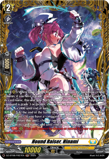 Hound Raiser, Hinami (FR) - Cardfight Vanguard FR Card Image