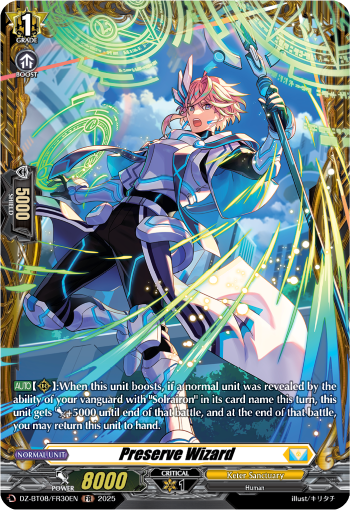 Preserve Wizard (FR) - Cardfight Vanguard FR Card Image