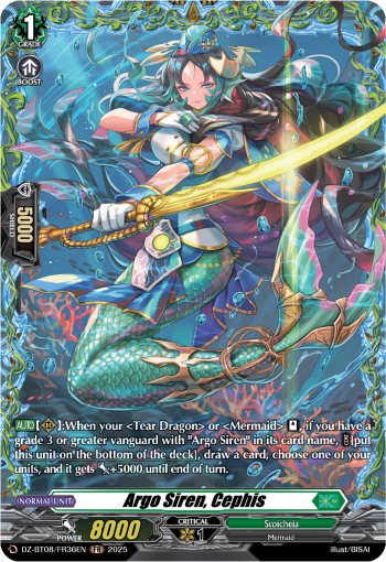 Argo Siren, Cephis (FR) - Cardfight Vanguard FR Card Image