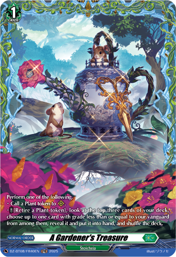 A Gardener's Treasure (FR) - Cardfight Vanguard FR Card Image
