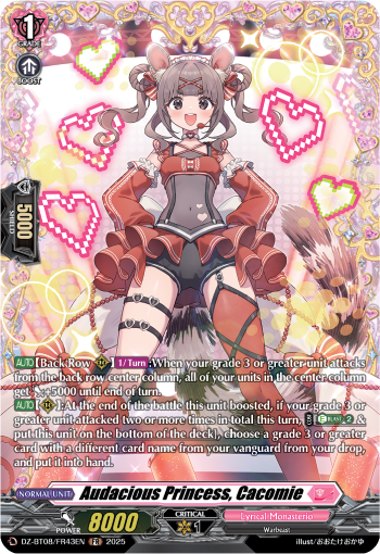 Audacious Princess, Cacomie (FR) - Cardfight Vanguard FR Card Image