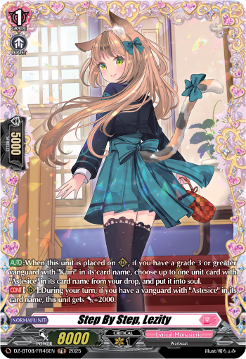 Step By Step, Lezity (FR) - Cardfight Vanguard FR Card Image