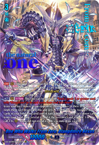 One Who Walks From Zero, Blangdmire Necros (SEC) - Cardfight Vanguard SEC Card Image