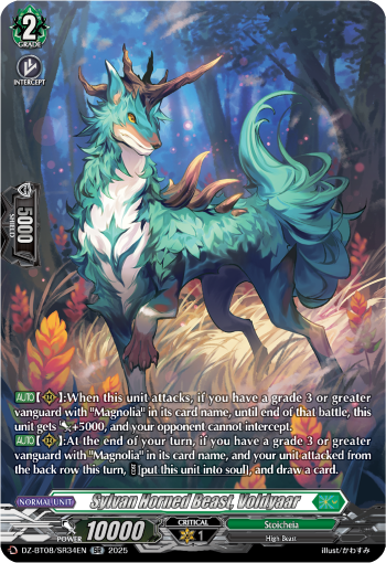 Sylvan Horned Beast, Voldyaar (SR) - Cardfight Vanguard SR Card Image