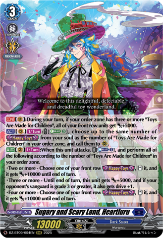 Sugary and Scary Land, Heartluru - Cardfight Vanguard RRR Card Image