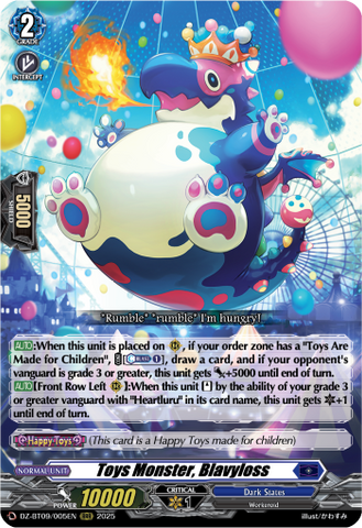 Toys Monster, Blavyloss - Cardfight Vanguard RRR Card Image
