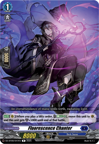 Fluorescence Chanter - Cardfight Vanguard R Card Image