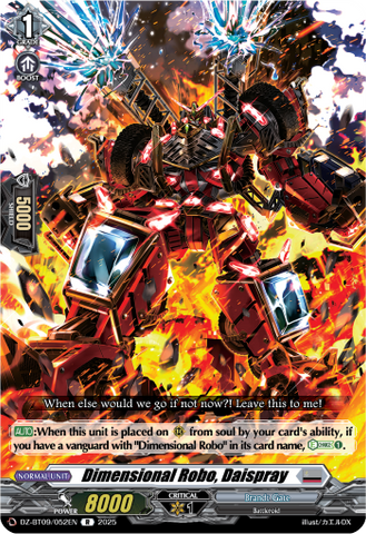 Dimensional Robo, Daispray - Cardfight Vanguard R Card Image