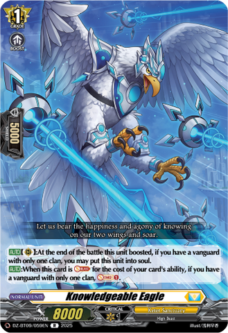 Knowledgeable Eagle - Cardfight Vanguard R Card Image