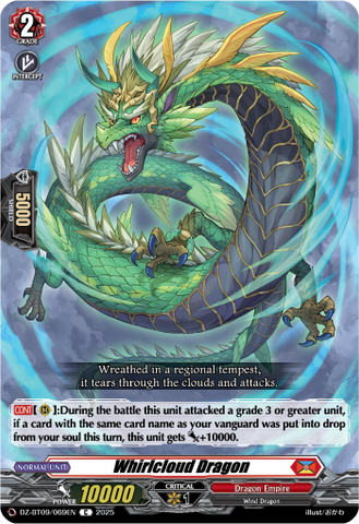 Whirlcloud Dragon - Cardfight Vanguard C Card Image
