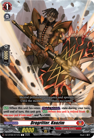 Dragritter, Kaazim - Cardfight Vanguard C Card Image