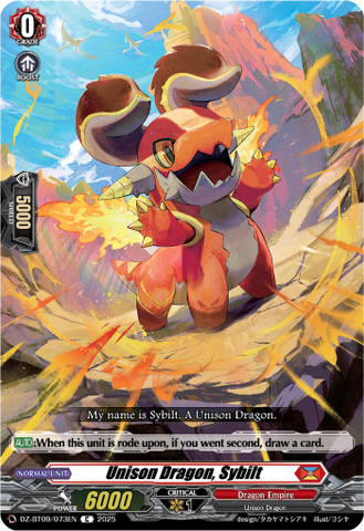 Unison Dragon, Sybilt - Cardfight Vanguard C Card Image