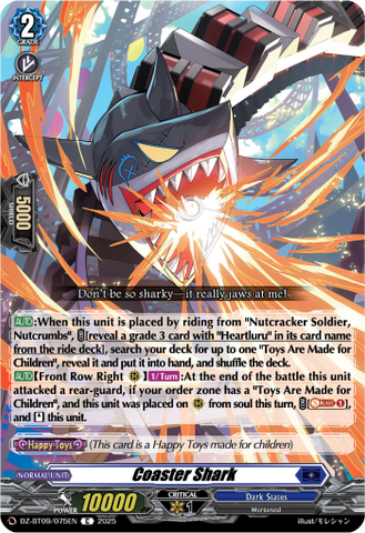 Coaster Shark - Cardfight Vanguard C Card Image