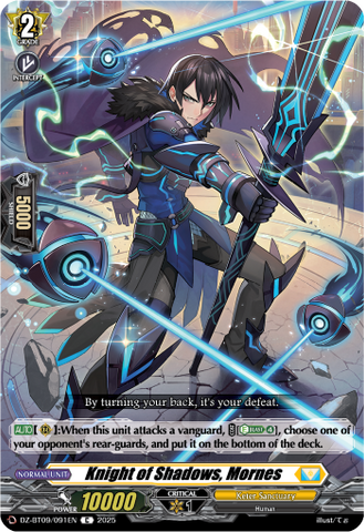 Knight of Shadows, Mornes - Cardfight Vanguard C Card Image