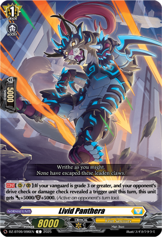 Livid Panthera - Cardfight Vanguard C Card Image