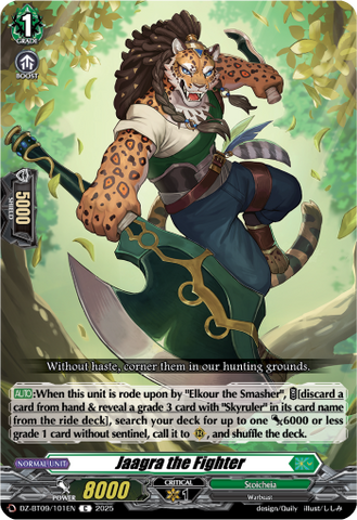 Jaagra the Fighter - Cardfight Vanguard C Card Image