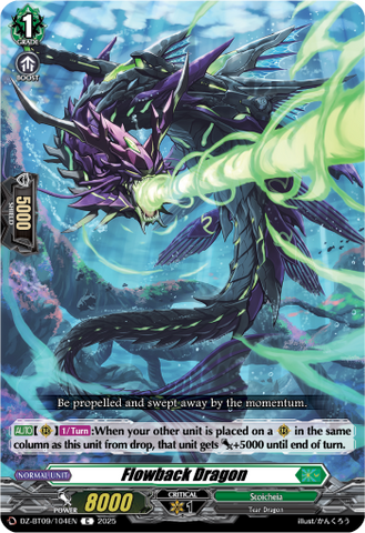 Flowback Dragon - Cardfight Vanguard C Card Image