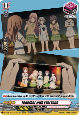 Together with Everyone - Cardfight Vanguard EXC Card Image