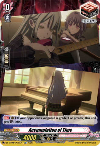 Accumulation of Time - Cardfight Vanguard EXC Card Image