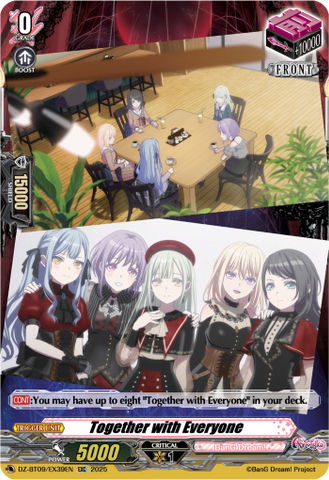 Together with Everyone - Cardfight Vanguard EXC Card Image