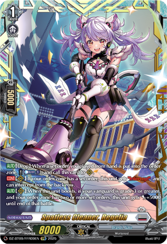 Spatless Cleaner, Regelia (FFR) - Cardfight Vanguard FFR Card Image