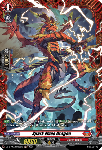 Spark Elves Dragon (FR) - Cardfight Vanguard FR Card Image