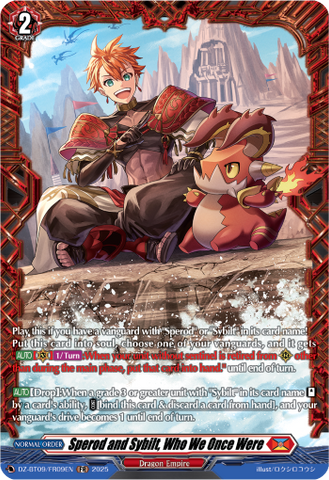 Sperod and Sybilt, Who We Once Were (FR) - Cardfight Vanguard FR Card Image