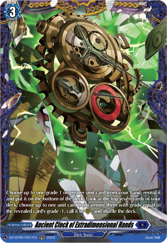 Ancient Clock of Extradimensional Hands (FR) - Cardfight Vanguard FR Card Image