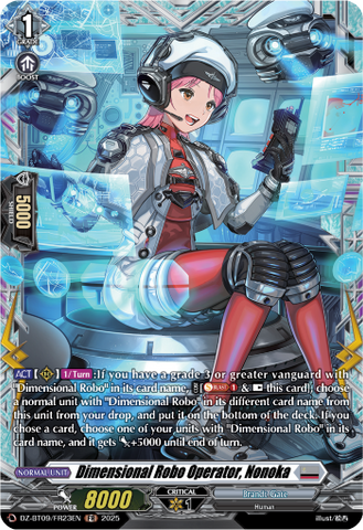 Dimensional Robo Operator, Nonoka (FR) - Cardfight Vanguard FR Card Image